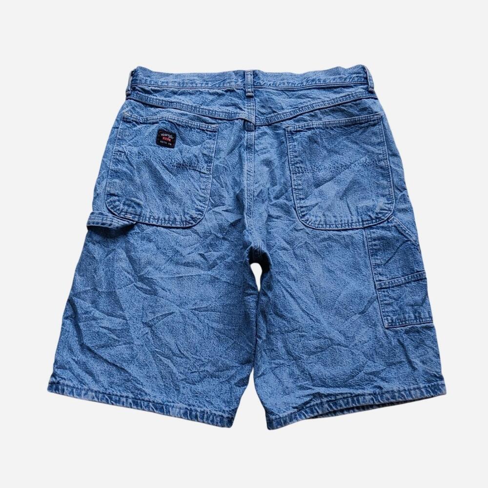 Y2K Wrangler Blue Denim Carpenter Shorts